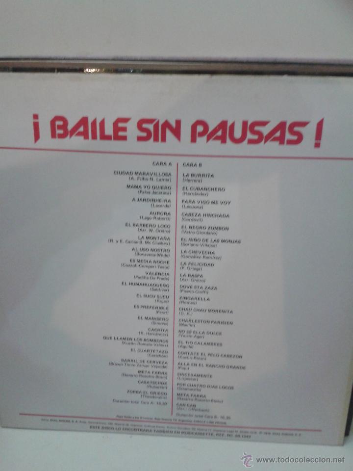 Discos de vinilo: BAILE SIN PAUSAS - pepe galan y los ritmicos - Foto 2