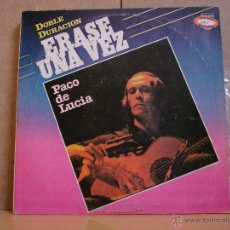 Discos de vinilo: PACO DE LUCIA - ERASE UNA VEZ - PHILIPS PHI-8264061.1 - 1986 - EDICION PERUANA - MUY RARO. Lote 42113482