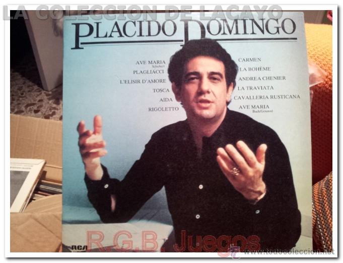 Discos de vinilo: LP- PLACIDO DOMINGO SELECCI&Oacute;N RCA - Foto 1