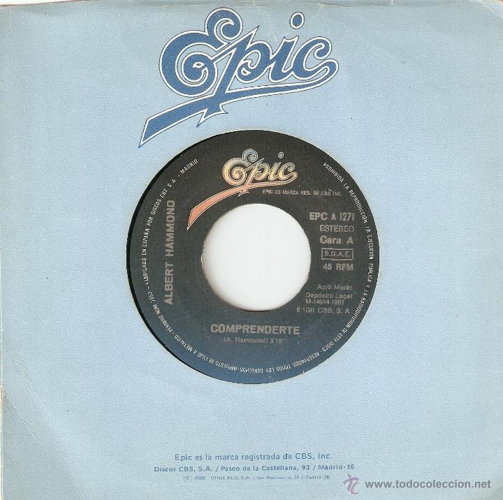 Discos de vinilo: Vendo Single de Albert Hammond - Foto 1