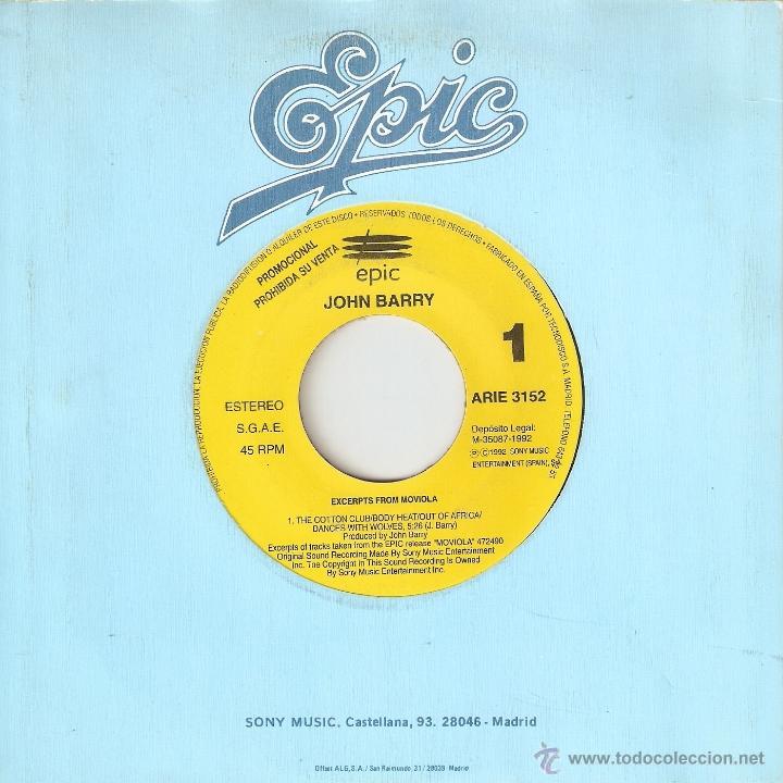 Discos de vinilo: Single de John Barry, Info anterior - Foto 1