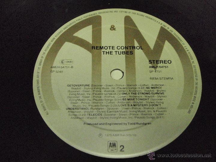 Discos de vinilo: The Tubes &ndash; Remote Control Holanda 1979 A&M RECORDS - Foto 5