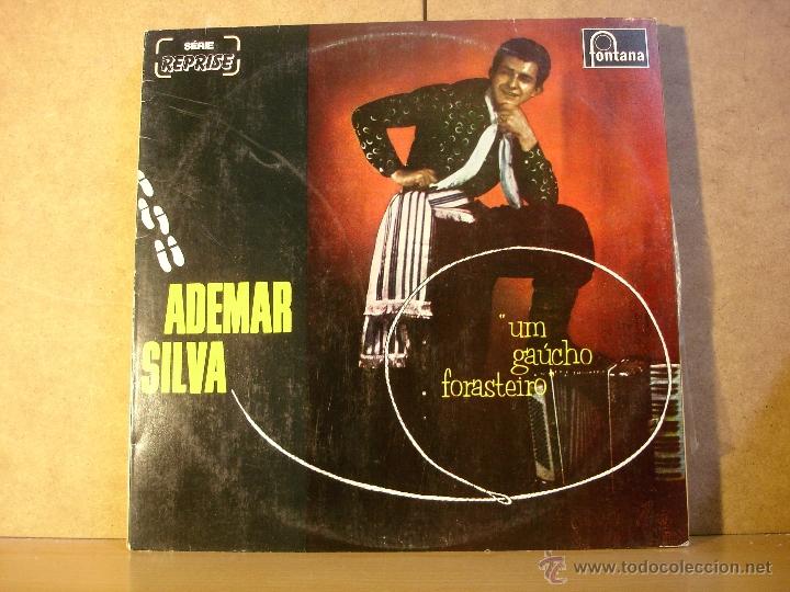 Vinyl records: Ademar Silva - Um Gaucho Forasteiro - Fontana 6488 178 - 1968 (1982) - Edicion Brasile&ntilde;a - Promo