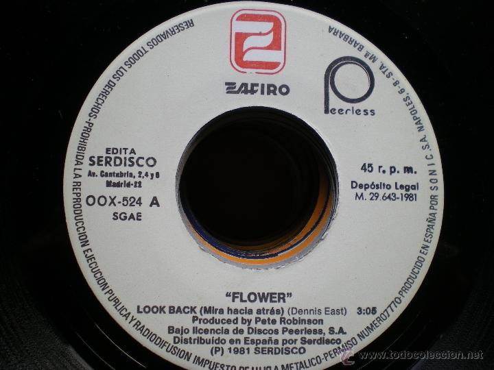 Discos de vinilo: FLOWER / LOOK BACK / SURRENDER TO ME (SINGLE 1981) pepeto - Foto 1