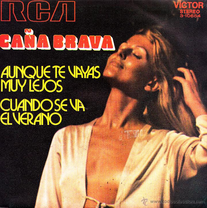 Disques de vinyle: CA&Ntilde;A BRAVA-AUNQUE TE VAYAS MUY LEJOS + CUANDO SE VA EL VERANO SINGLE VINILO 1971 SPAIN