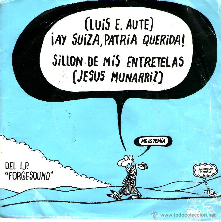 Discos de vinilo: LUIS E. AUTE - AY SUIZA, PATRIA QUERIDA 1976 - Foto 1