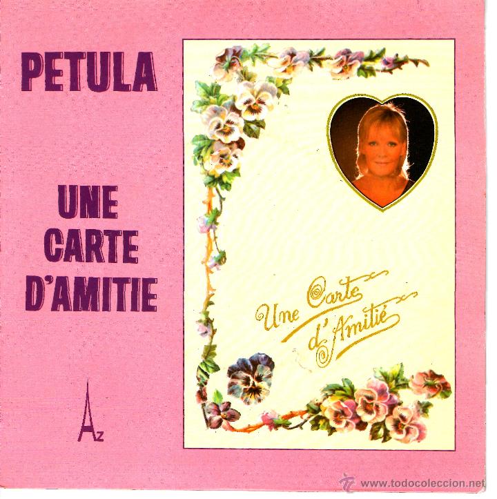 Discos de vinilo: PETULA UNE CARTE DAMITIE - Foto 1