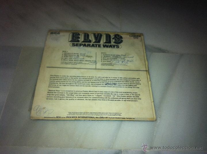 Discos de vinilo: VINIULO ELVIS SEPARATE WAYS - Foto 2