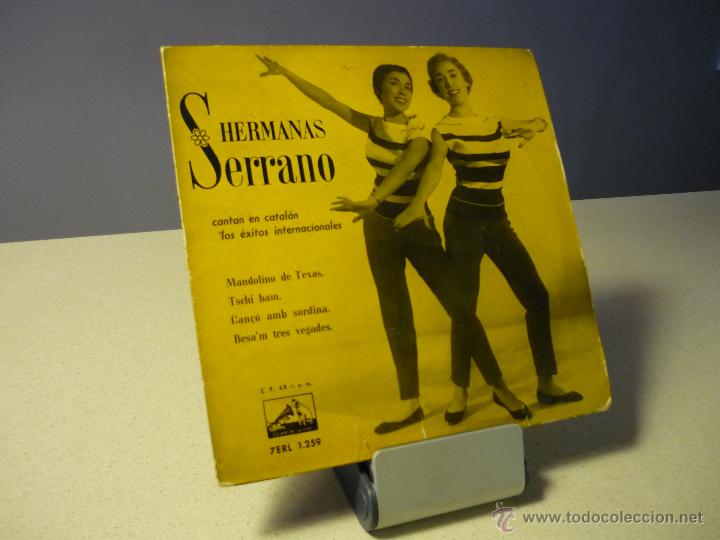 Discos de vinilo: HERMANAS SERRANO MANDOLINO TEXAS +3 EP - Foto 1