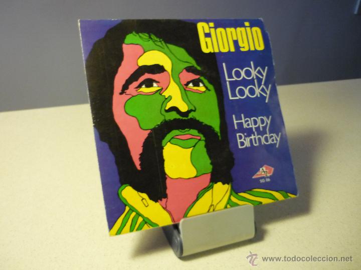 Discos de vinilo: GIORGIO MORODER LOOKY LOOKY SINGLE - Foto 1
