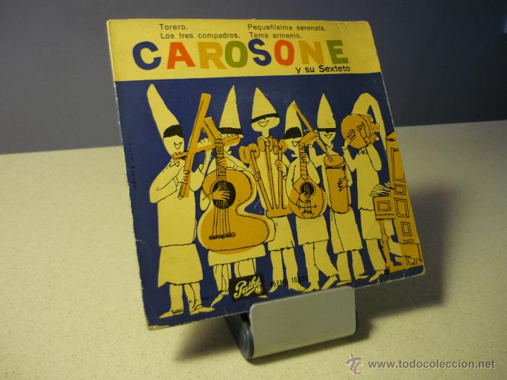 Dischi in vinile: RENATO CAROSONE Y SU SEXTETO TORERO +3