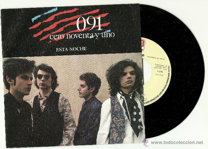 Discos de vinilo: 091. Esta noche                     (vinilo single 1989) - Foto 1