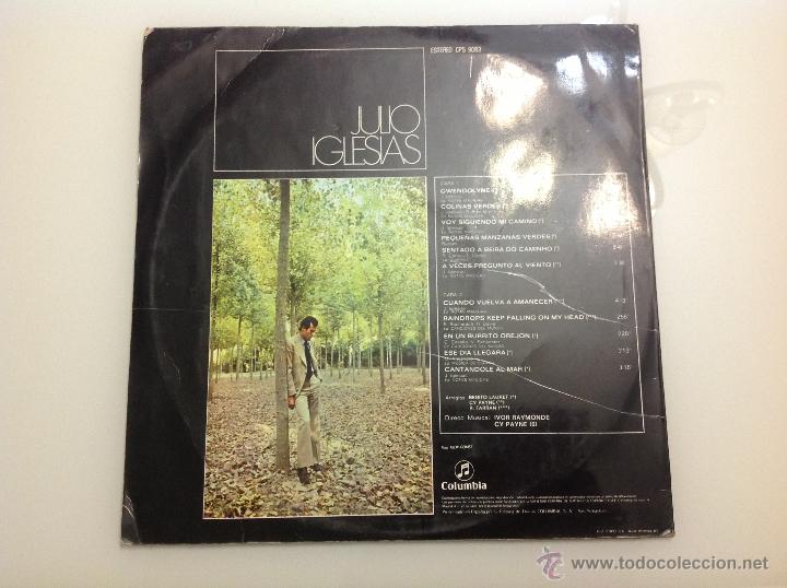 Discos de vinilo: JULIO IGLESIAS    DISCO DE VINILO - Foto 2