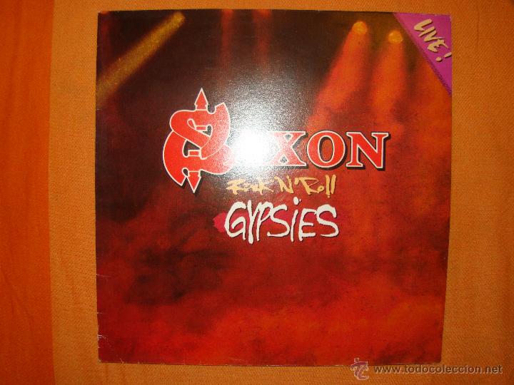 Discos de vinilo: LP - SAXON - Rock n Roll Gypsies - Foto 1