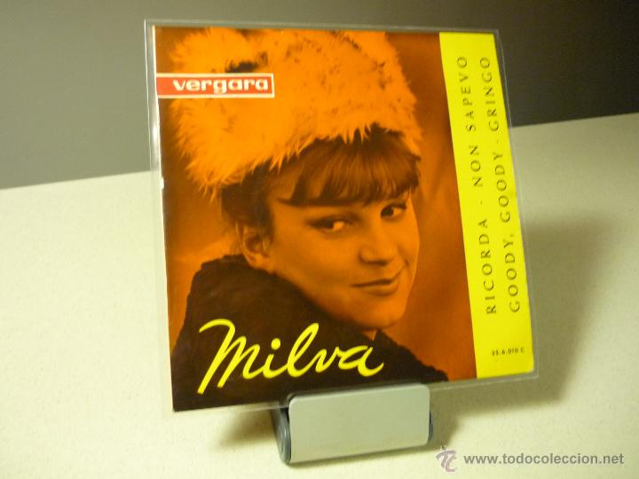 Discos de vinilo: MILVA RICORDA +3 EP 1963 - Foto 1