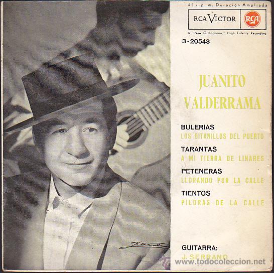 Discos de vinilo: EP JUANITO VALDERRAMA  LOS GITANILOS DEL PUERTO - Foto 1