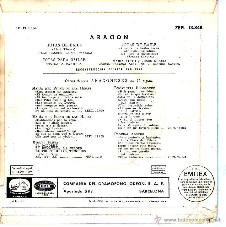Discos de vinilo: JOTA DE BAILE - Foto 2