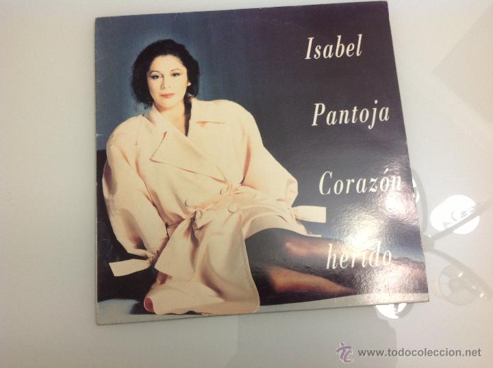 Discos de vinilo: ISABEL PANTOJA CORAZ&Oacute;N HERIDO VINILO - Foto 1