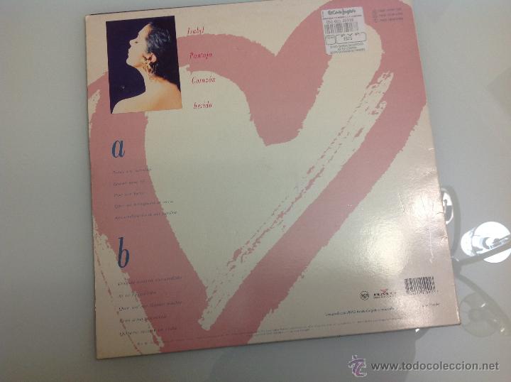 Discos de vinilo: ISABEL PANTOJA CORAZ&Oacute;N HERIDO VINILO - Foto 2