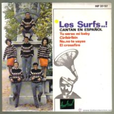 Discos de vinilo: LES SURFS...! CANTAN EN ESPAÑOL. TU SERAS MI BABY + 3. HISPAVOX 1964. Lote 42283639