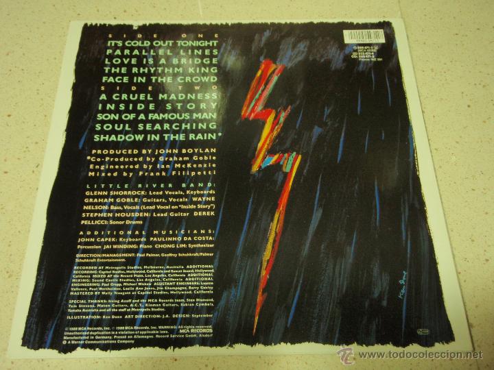 Discos de vinilo: Little River Band &lrm;&ndash; Monsoon Canada,1988 MCA Records - Foto 2