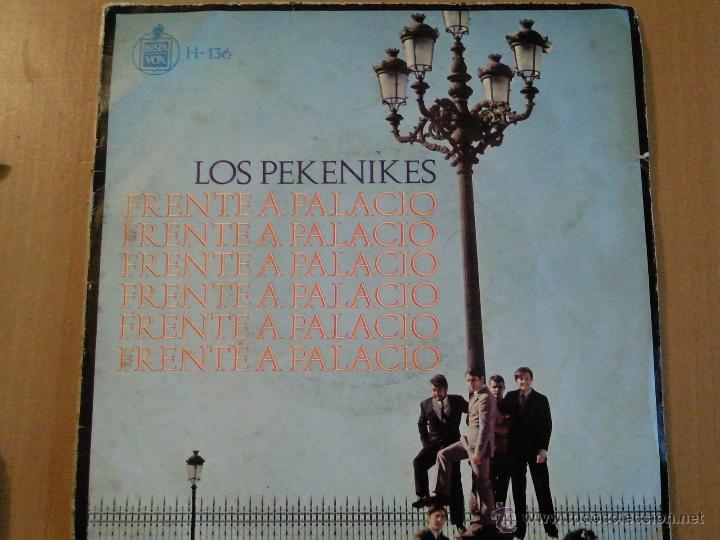 Discos de vinilo: LOS PEKENIKES FRENTE A  PALACIO SINGLE - Foto 1