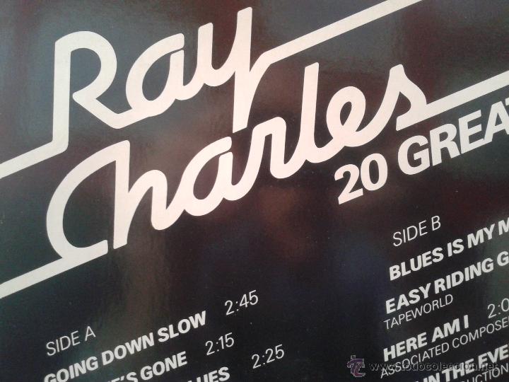 Discos de vinilo: MAGNIFICO LP DE - RAY - CHARLES - 20 GRANDES EXITOS- - Foto 4