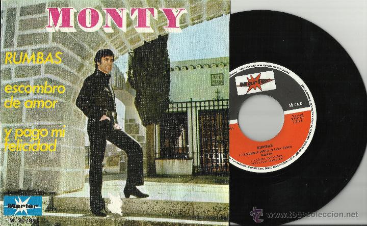 Discos de vinilo: monty single escombro de amor espa&ntilde;a 1971 - Foto 1