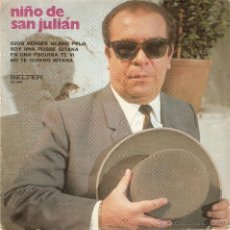 Discos de vinilo: VENDO SINGLE CON 4 TEMAS DE NIÑO DE SAN JULIÁN.. Lote 42325031
