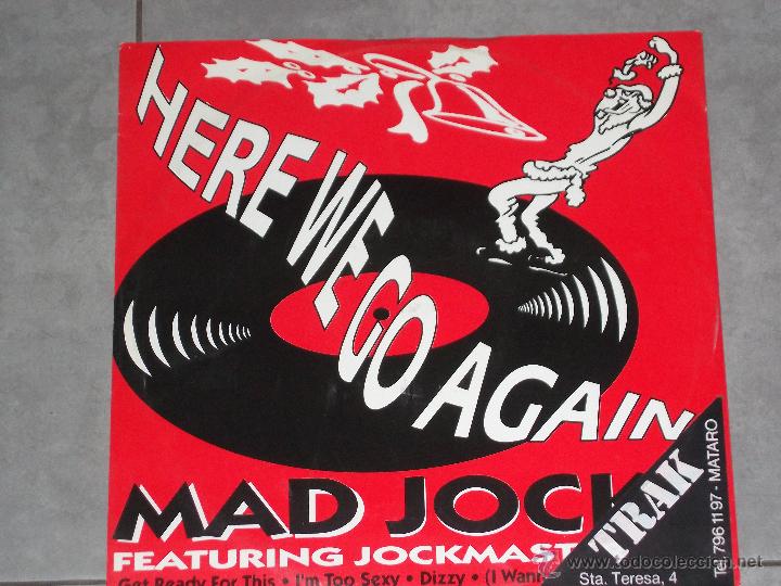Discos de vinilo: MAD JOCKS - HERE WE GO AGAIN - MAXI - Foto 1