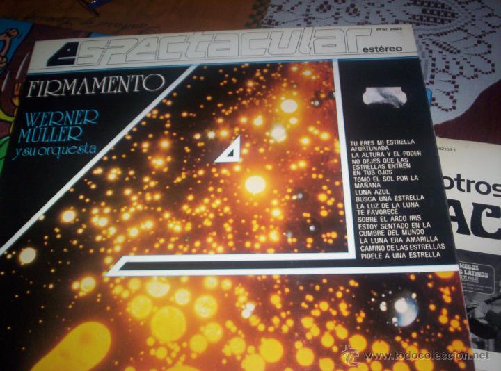 Discos de vinilo: FIRMAMENTO - WERNER MULLER - COLUMBIA - Foto 1