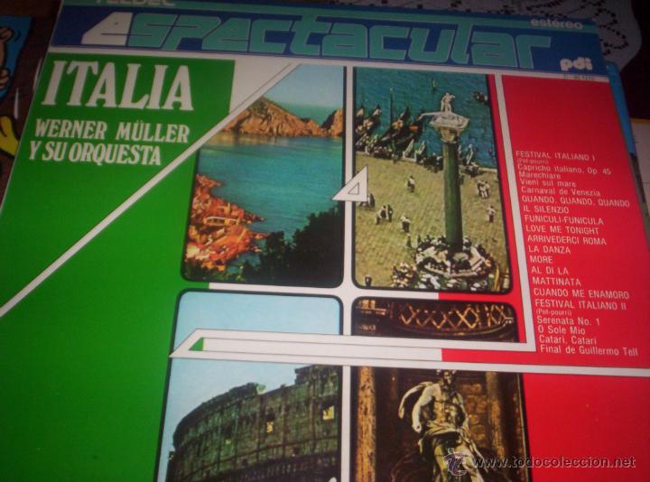 Discos de vinilo: WERNER MULLER - SPECTACULAR ITALIA - 1987 - Foto 1