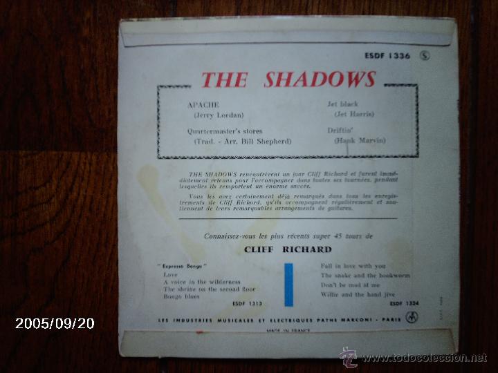 Discos de vinilo: the shadows  -  apache  +  3 - Foto 2
