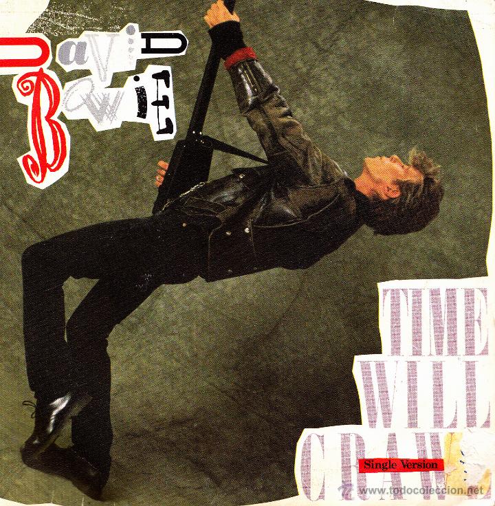 Discos de vinilo: DAVID BOWIE-TIME WILL CRAWL + GIRLS SINGLE VINILO 1987 PROMOCIONAL SPAIN