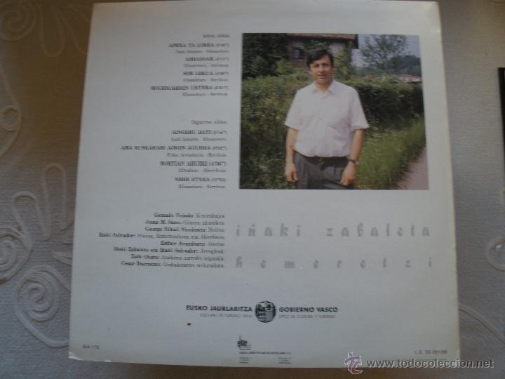 Discos de vinilo: I&Ntilde;AKI ZABALETA HEMERETZI - Foto 2