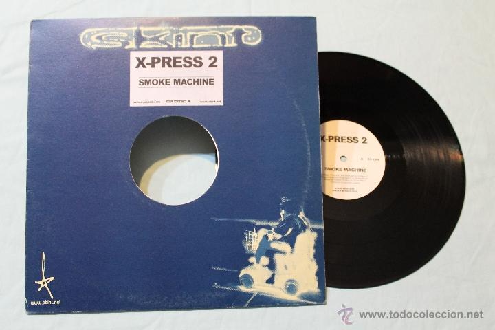 Discos de vinilo: X-PRESS 2 SMOKE MACHINE MAXI 2001 - Foto 1