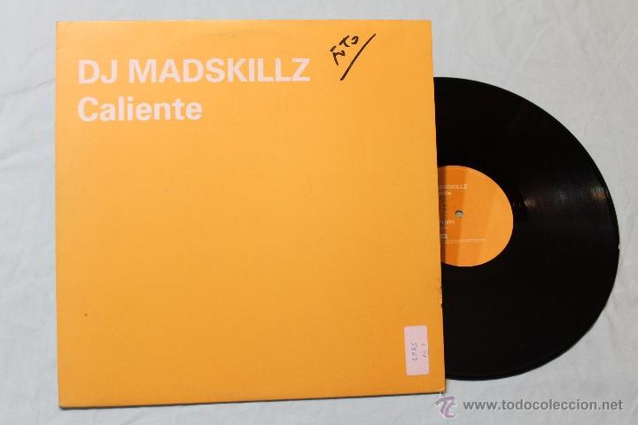 Discos de vinilo: DJ MADSKILLZ CALIENTE MAXI 12 BLANCO Y NEGRO - Foto 1