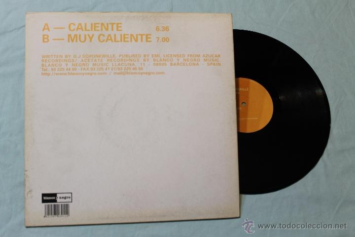 Discos de vinilo: DJ MADSKILLZ CALIENTE MAXI 12 BLANCO Y NEGRO - Foto 2