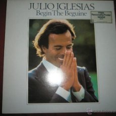 Discos de vinilo: Aº LP-VINILO-GRAN BRETAÑA-JULIO IGLESIAS-BEGIN THE BEGUINE-CON POSTER NUEVO-1981 CBS-16 TEMAS-VER FO. Lote 42369019
