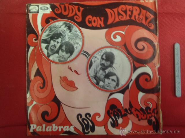 Discos de vinilo: SINGLE LOS SALVAJES , PALABRAS,1968 - Foto 1