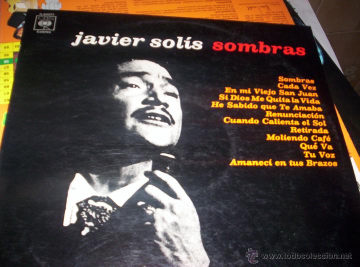 Discos de vinilo: JAVIER SOLIS - SOMBRAS - - Foto 1