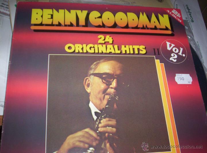 Discos de vinilo: BENNY GOODMAN 24 ORIGINAL HITS - DOBLE LP. - Foto 1