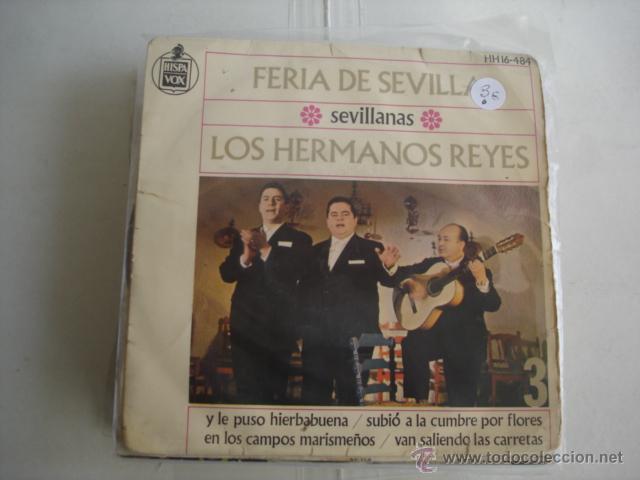 Discos de vinilo: LOS HERMANOS REYES FERIA DE SEVILLA - Foto 1