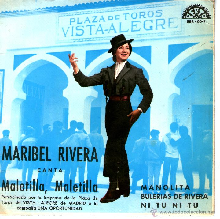 Discos de vinilo: MARIBEL RIVERA - MALETILLA, MALETILLA +3 - Foto 1