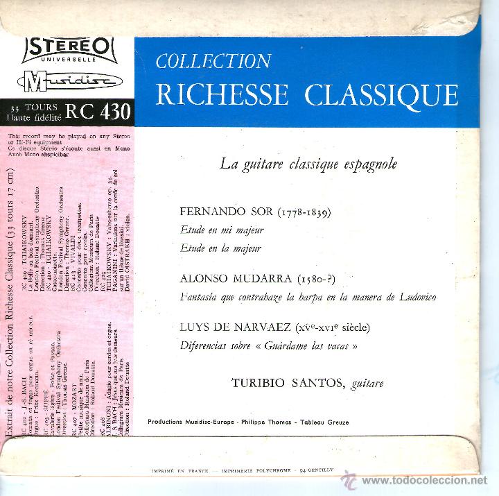 Discos de vinilo: LA GUITARE CLASSIQUE ESPAGNOLE - Foto 2