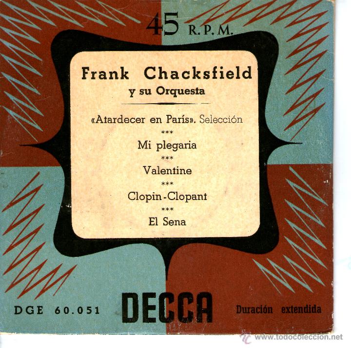Discos de vinilo: FRANK CHACKSFIELD - Foto 1