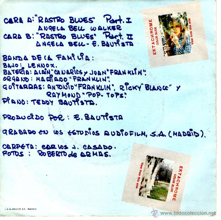 Discos de vinilo: ANGELA BELL WALKER RASTRO BLUES - Foto 2