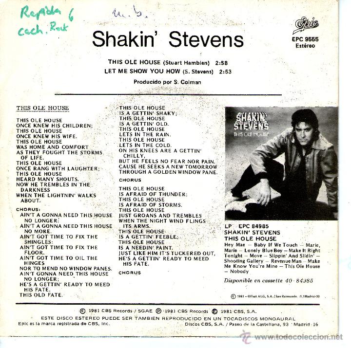 Discos de vinilo: SHAKIN STEVENS - Foto 2
