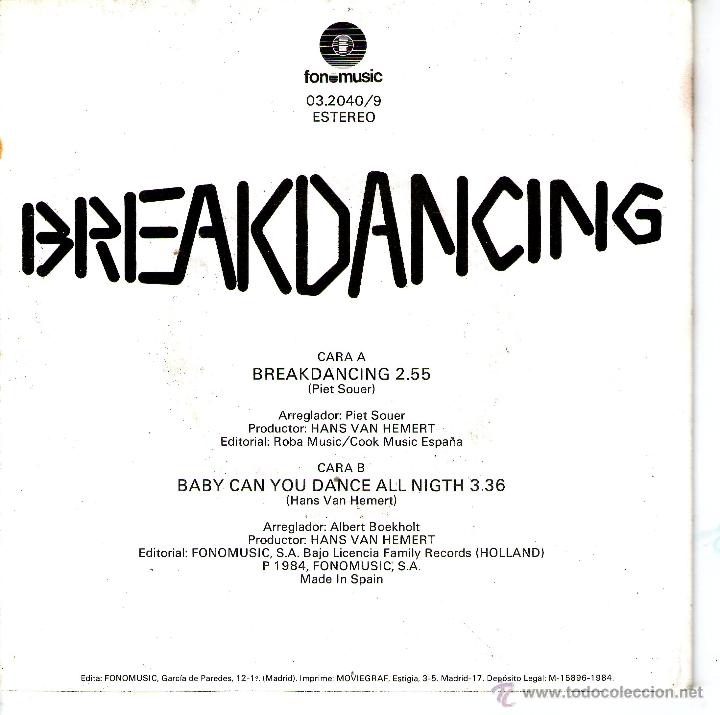 Discos de vinilo: BREAKDANCING - Foto 2