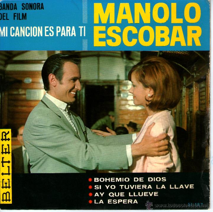 Discos de vinilo: MANOLO ESCOBAR MI CANCION ES PARA TI - Foto 1